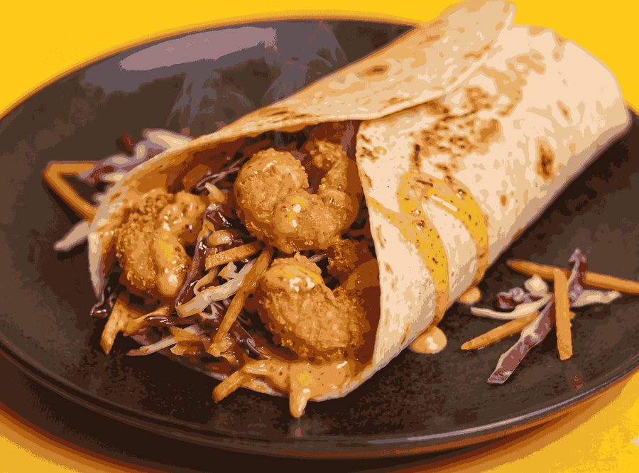 Dynamite Shrimp Wrap
